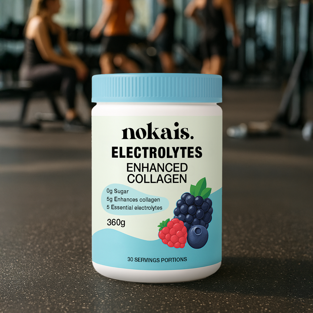 Nokais Electrolytes + Enhanced Collagen - Wild Berry
